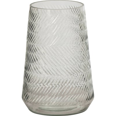 Vase décoratif en verre travaillé relief RECOLLECTION