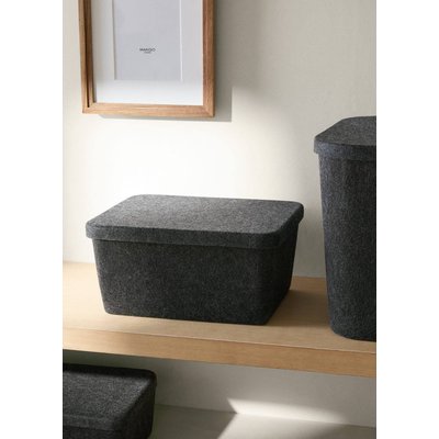 Boîte en feutre avec couvercle rectangulaire MANGO HOME