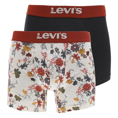 Lot de 2 boxers Levi's® en coton multicolores fleuris - Taille XL LEVI'S