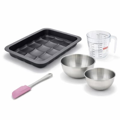 Set de 5 ustensiles de pâtisserie moule à gâteaux bols spatule ZENKER