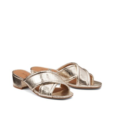 Mules à talon en cuir Grace ANTHOLOGY PARIS
