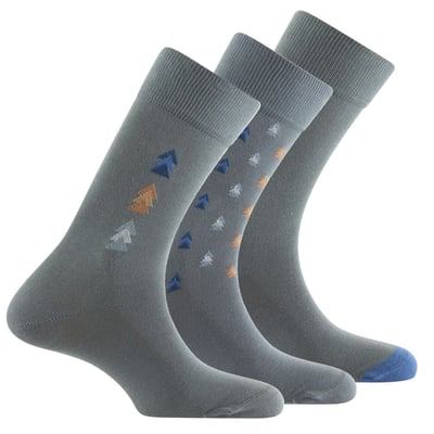 Pack de 3 mi-chaussettes Homme Kindy fantaisie coton KINDY