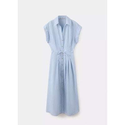 Robe chemisier à rayures MANGO
