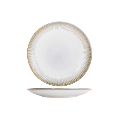 Lot de 6 assiettes à desserts en grès, LISTRA COSY&TRENDY