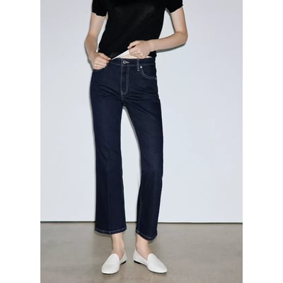Jean Sienna flare crop MANGO