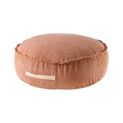 Pouf en velours côtelé pour enfants Rond MEOW BABY