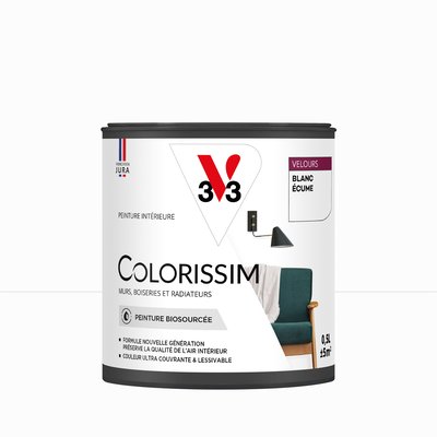 Peinture intérieure murale Colorissim Velours, Les blancs V33