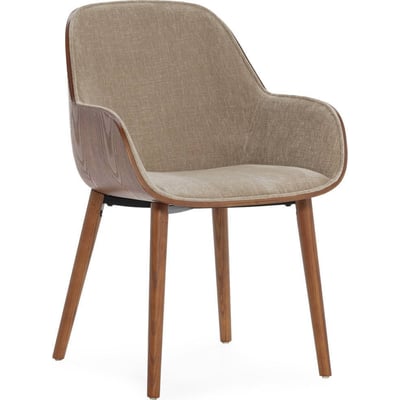 Chaise vintage enveloppante avec accoudoirs RECOLLECTION