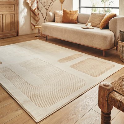 Tapis salon et chambre tissé motif géométrique LUNKIN 4 UN AMOUR DE TAPIS