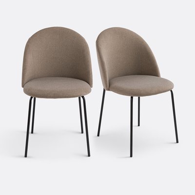 Lot de 2 chaises velours, Nordie LA REDOUTE INTERIEURS