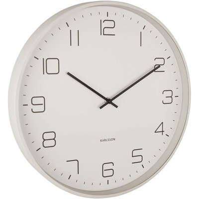 Horloge en métal Lofty 40 cm Gris PRESENT TIME