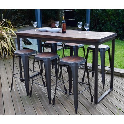Ensemble haut bois massif et acier - NEVADA MATHI DESIGN