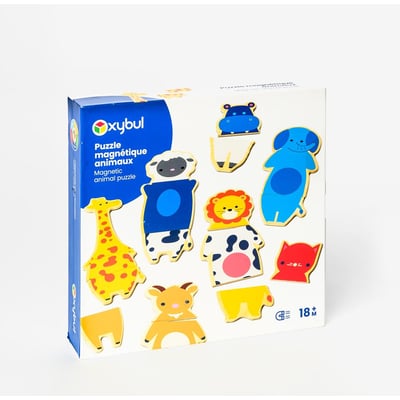 Puzzle magnétique animaux OXYBUL 