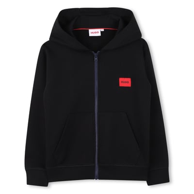 Sweat zippé à capuche HUGO KIDSWEAR
