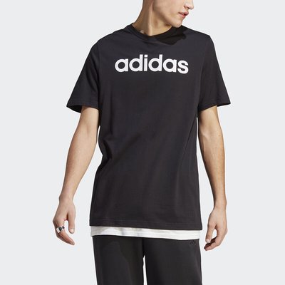 T-Shirt with Embroidered Logo on the Back ADIDAS SPORTSWEAR