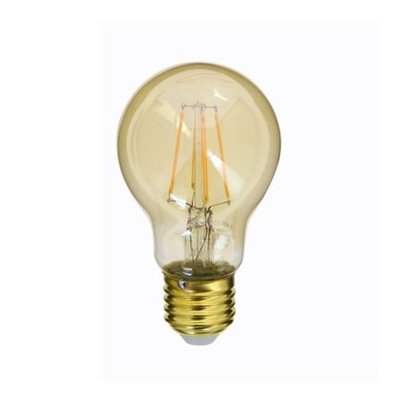 Ampoule Led (a60) / Vintage Au Verre Ambré, Culot E27, 3,8w Cons. (30w Eq.), 350 Lumens, Lumière Blanc Chaud XANLITE