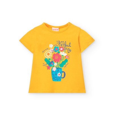 T-shirt à manches courtes avec col rond BOBOLI