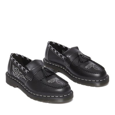 Adrian Gothic Americana Loafers in Nubuck DR. MARTENS