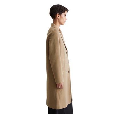 Manteau simple boutonnage regular en mélange de laine double face MARC O'POLO