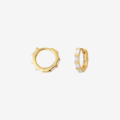 Paire de boucles d'oreilles créoles Doré  POLLY CAROLINE NAJMAN