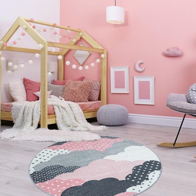 Tapis enfant tissé CLOUDY UN AMOUR DE TAPIS