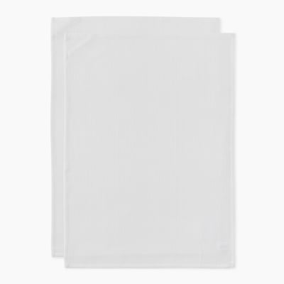 Lot de 2 - Torchons en nid d abeille, 50x70cm, coton MONOPRIX MAISON