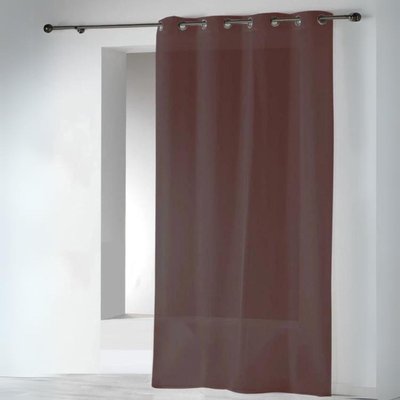 Voilages en Etamine Unie à Oeillets HOME MAISON
