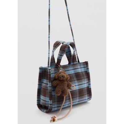 Sac carreaux ours MANGO KIDS