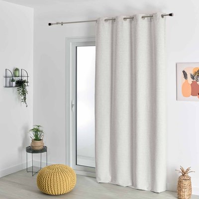 Rideau thermique semi-occultant bouclette HOME MAISON