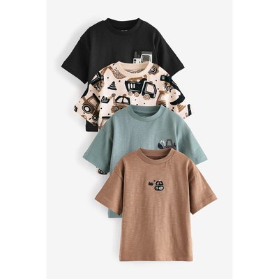 T-shirt à manches courtes, lot de 4 NEXT