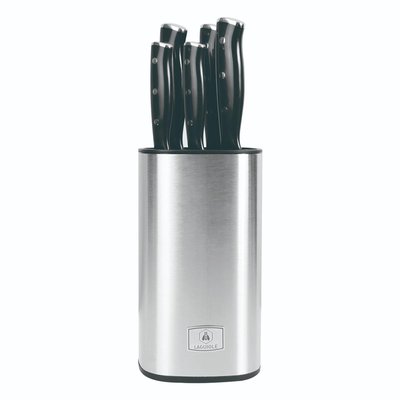 Bloc de 5 couteaux en acier noir - "Lumin" LAGUIOLE CUISSON