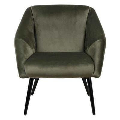 Fauteuil velours ZAGO