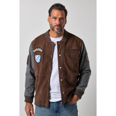 Blouson en cuir, esprit Teddy américain JP1880