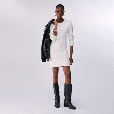 Robe courte en maille jacquard LIU JO