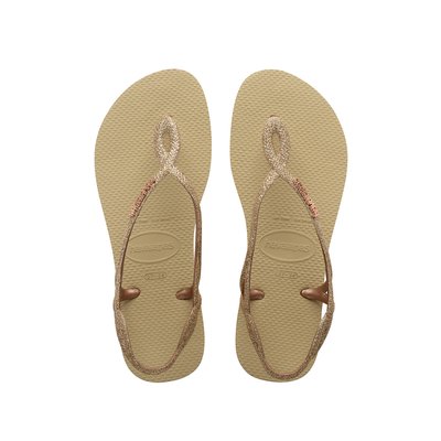Sandálias em cauchu, tacão raso HAVAIANAS