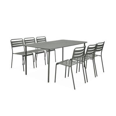 Table de jardin métal 6 chaises AMÉLIA SWEEEK