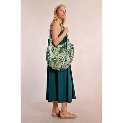 Sac cabas souple, imprimé végétal MOLLY BRACKEN