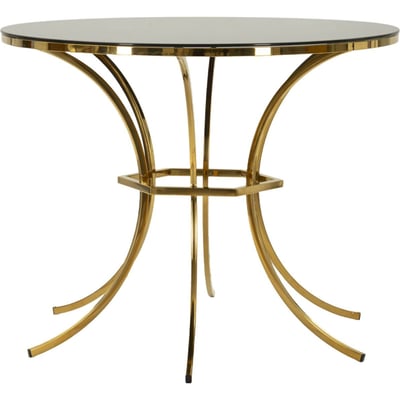Table à manger en verre plateau fumé GLAM RECOLLECTION