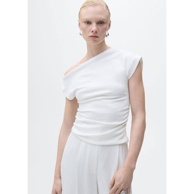 Top asymétrique drapé MANGO