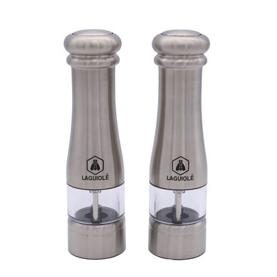 Moulin à sel et poivre électrique inox - "gemme" LAGUIOLE
