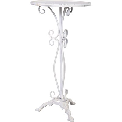 table dappoint ronde métal  vieilli style classique RECOLLECTION