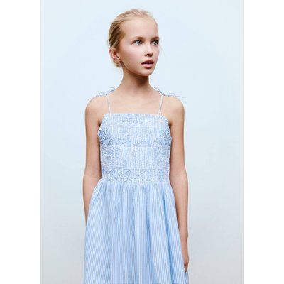 Robe froncée rayures MANGO KIDS
