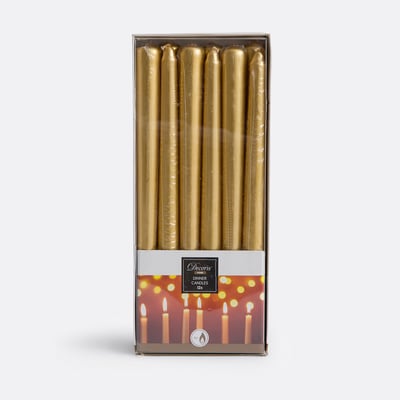  Lot de 12 bougies lisses H25 cm, Caspar LA REDOUTE INTERIEURS