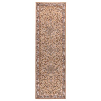 Tapis couloir floral Dolna, tissé, laine, d'orient THEKO