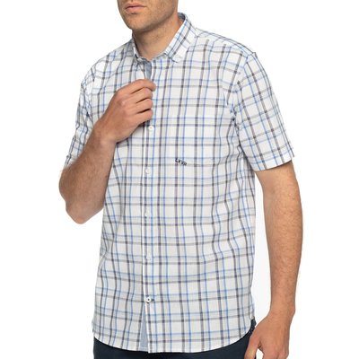Chemise manches courtes à carreaux SHILTON