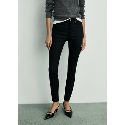 Jean skinny taille normale enduit MANGO