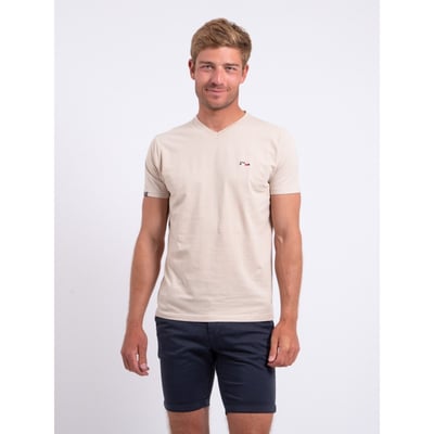 T-shirt Col V Pur Coton Nerij RITCHIE