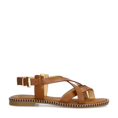 Sandales plates en cuir SACHA