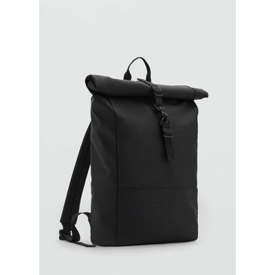 Sac à dos enduit avec fermeture à rabat MANGO MAN