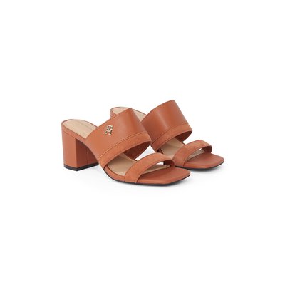 Leather Heeled Mules TOMMY HILFIGER